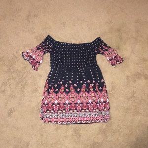 off the shoulder shirt